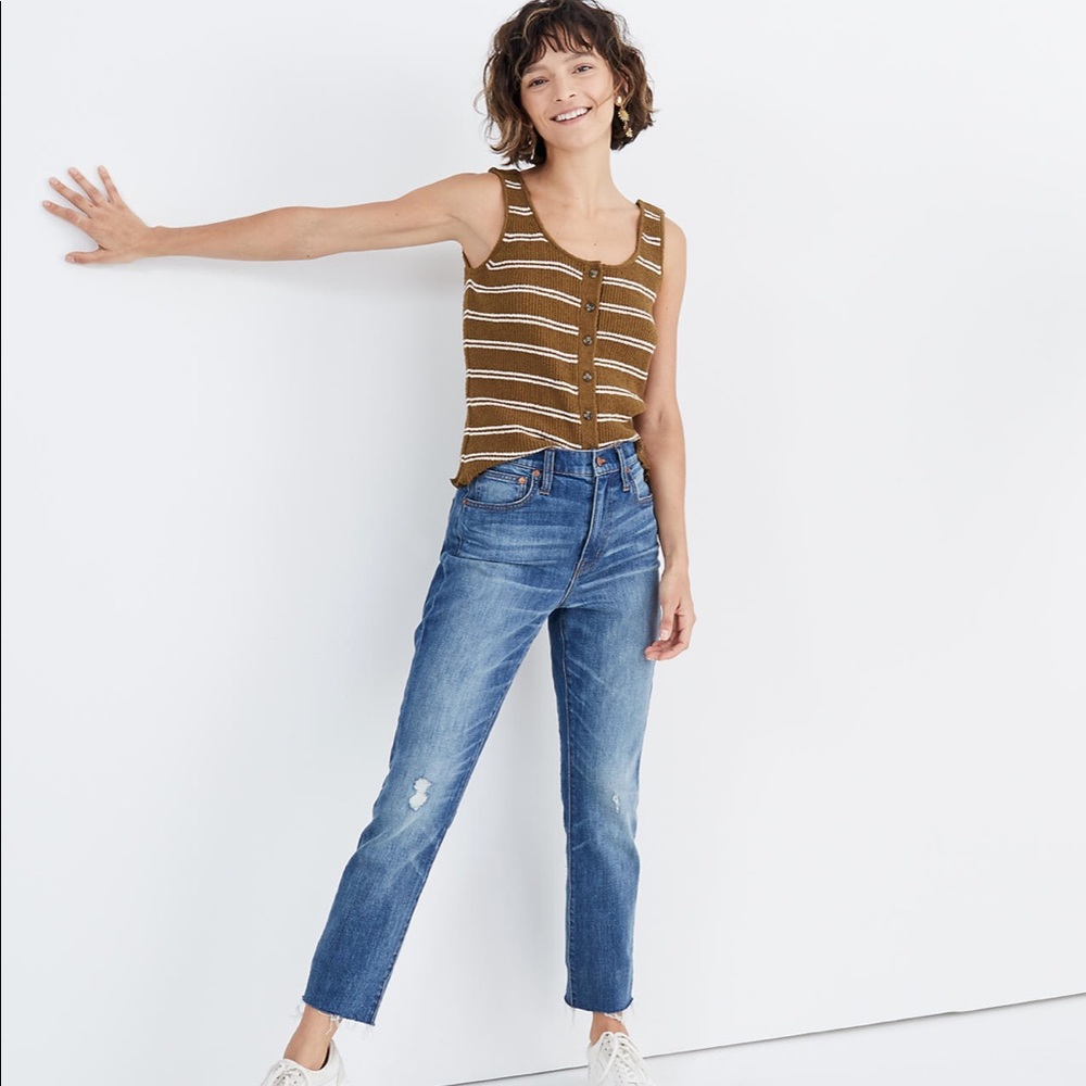 Madewell Petite High-Rise Slim Crop Boyjean